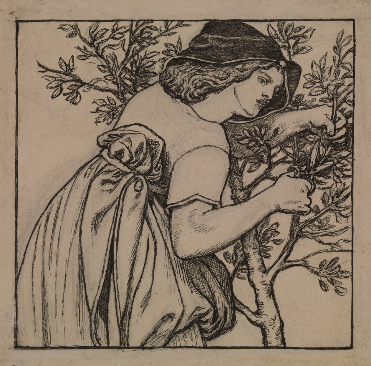 Lua de Mel do Rei Renés de Dante Gabriel Charles Rossetti