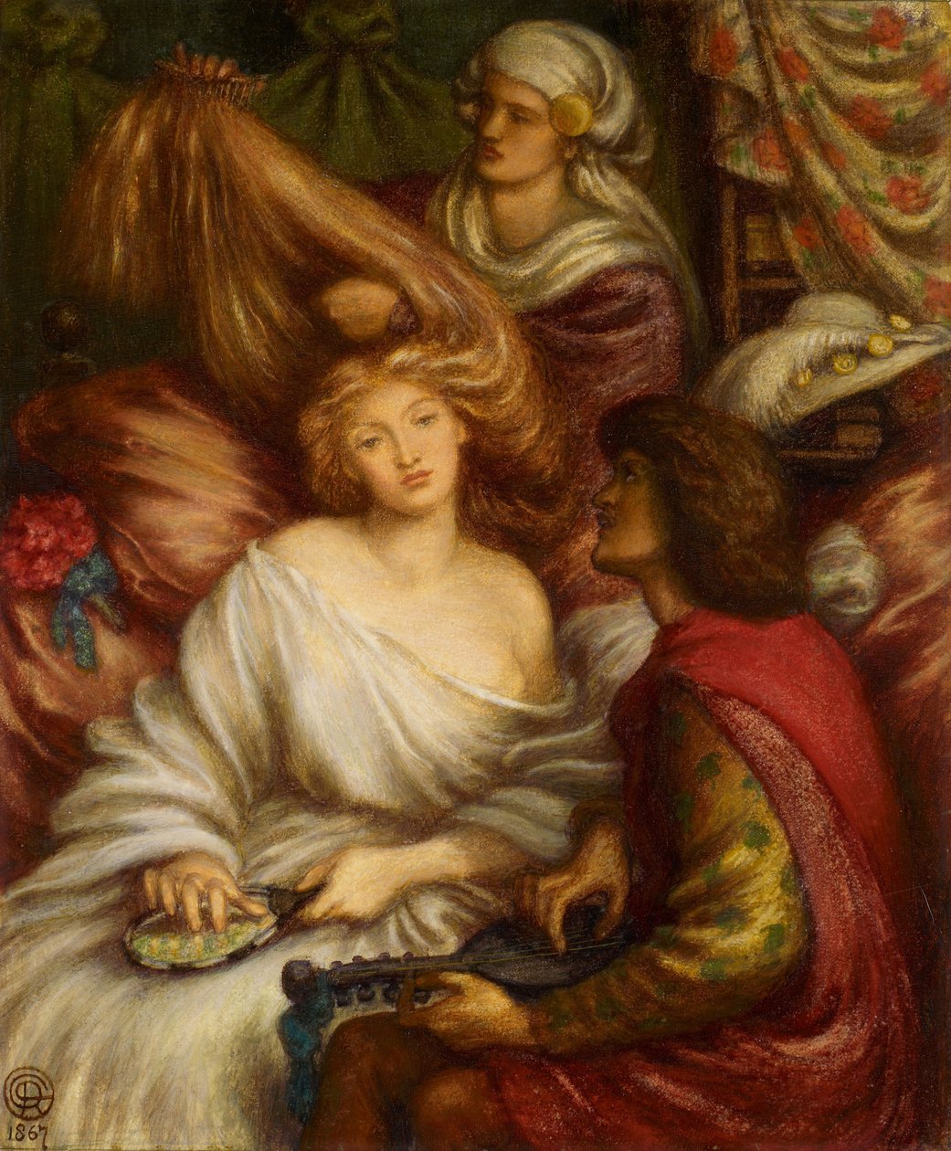 Música de manhã de Dante Gabriel Charles Rossetti