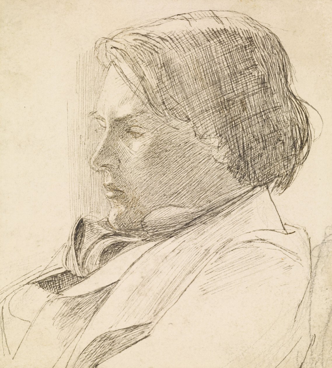 Retrato de um jovem de Dante Gabriel Charles Rossetti