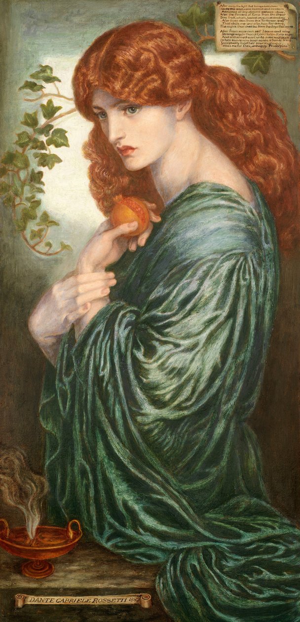 Proserpina de Dante Gabriel Charles Rossetti