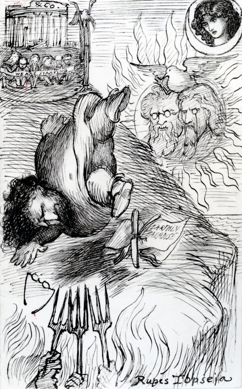Rupes Topseia, 1874 de Dante Gabriel Charles Rossetti