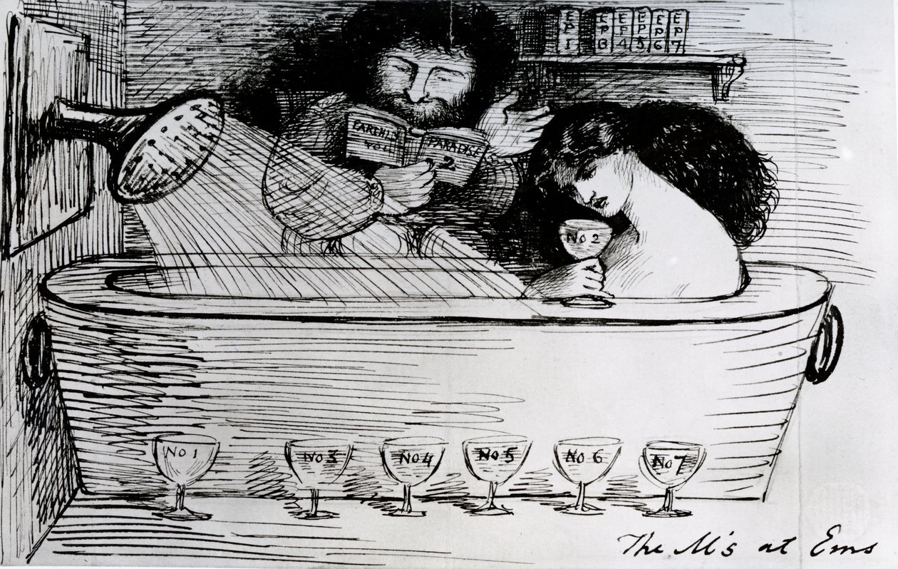 O M&39;s em Ems, 1869 de Dante Gabriel Charles Rossetti