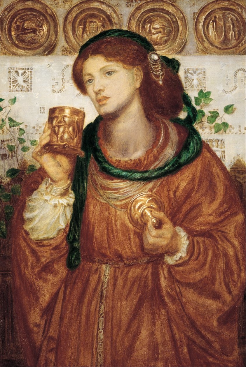 O copo amoroso de Dante Gabriel Charles Rossetti