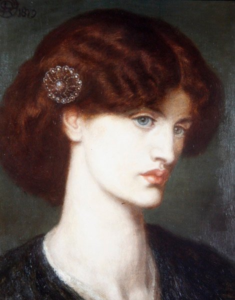 Beatrice, um retrato de Jane Morris de Dante Gabriel Charles Rossetti