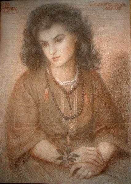 Calliope de Dante Gabriel Charles Rossetti