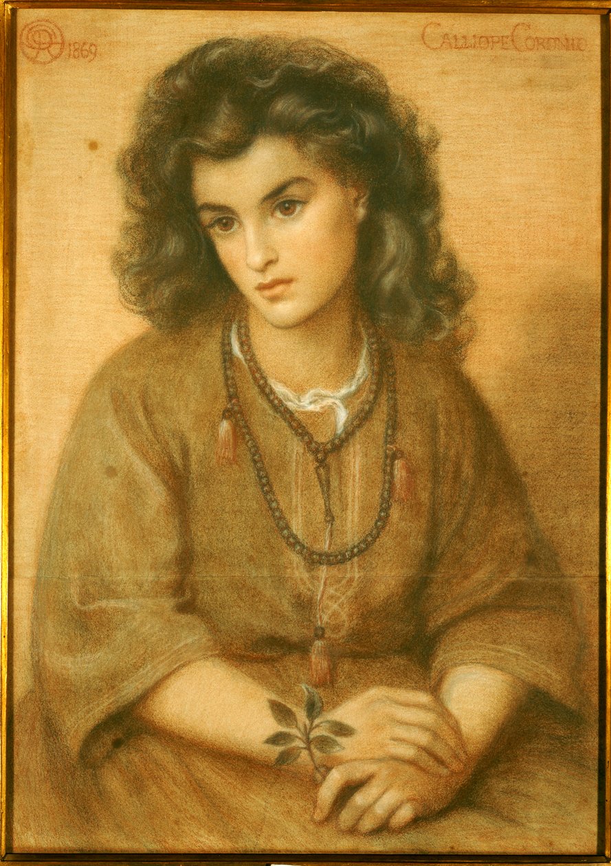 Calliope Coronio de 1869 de Dante Gabriel Charles Rossetti