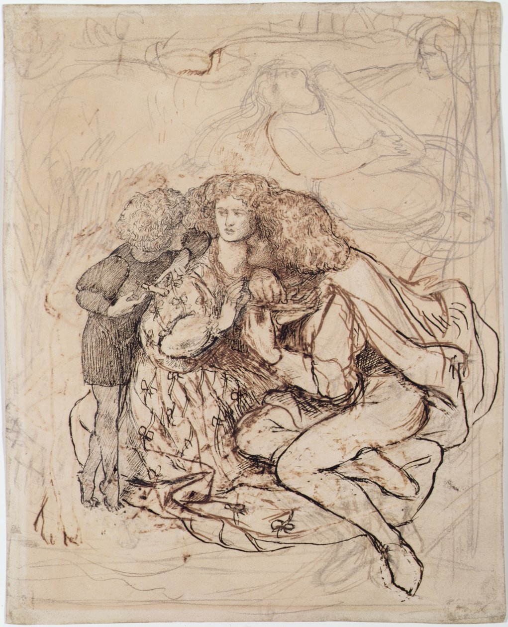 Berço do gato de Dante Gabriel Charles Rossetti