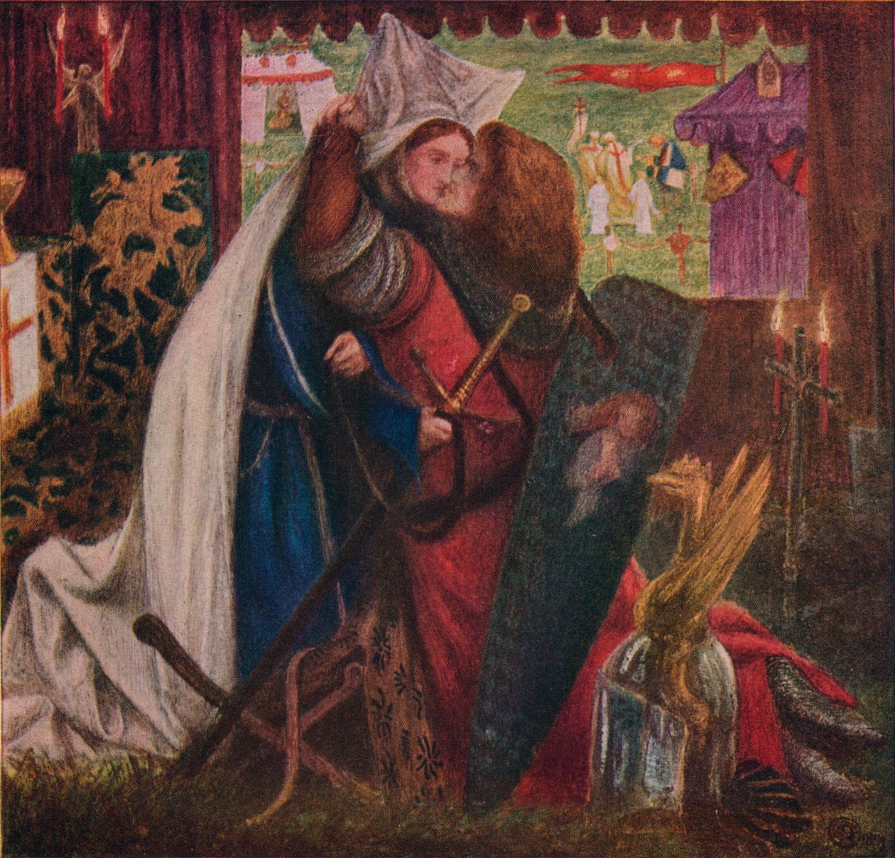 Capela Antes das Listas, 1857-64 de Dante Gabriel Charles Rossetti