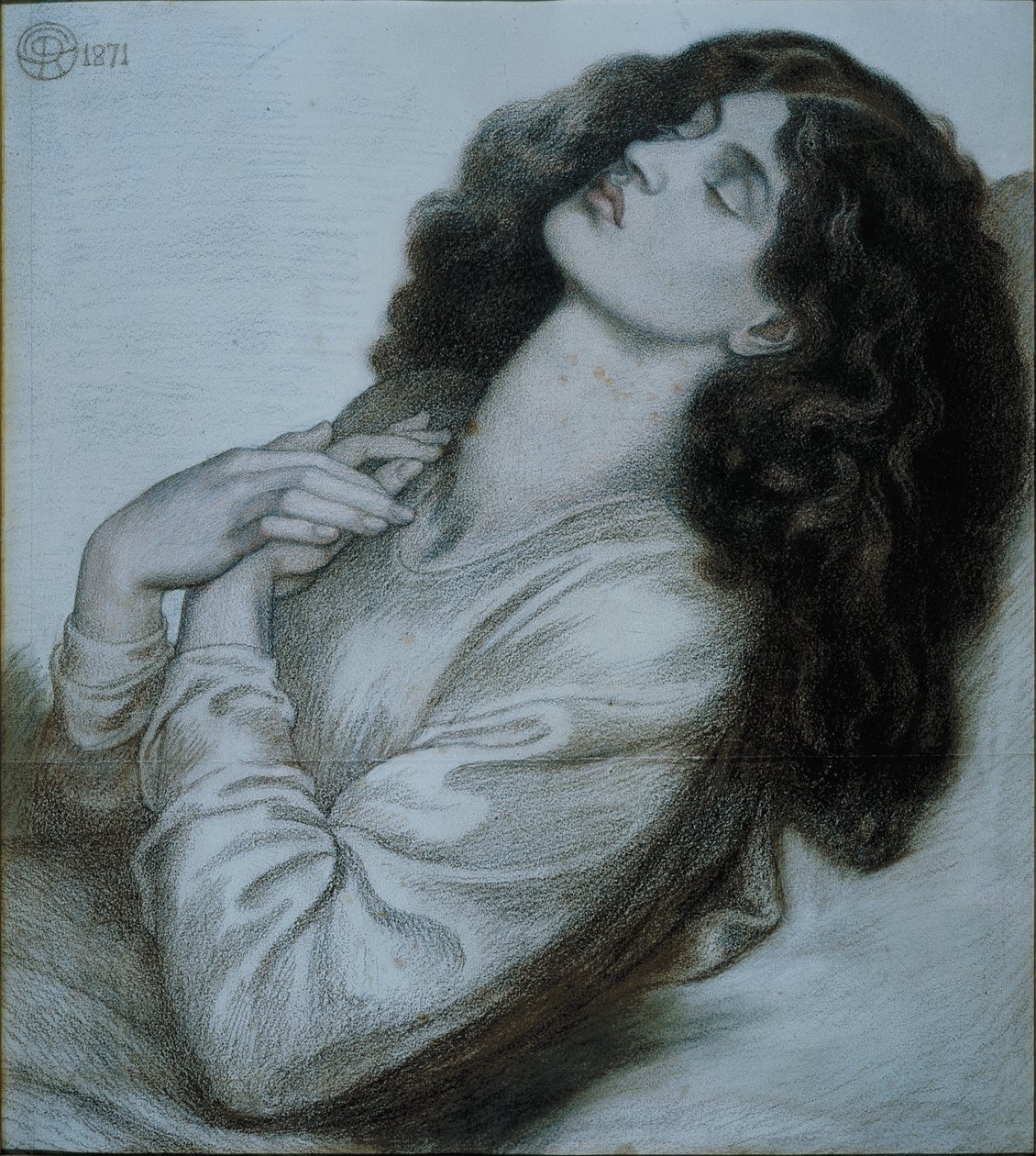 O sonho de Dante na época da morte de Beatrice de Dante Gabriel Charles Rossetti