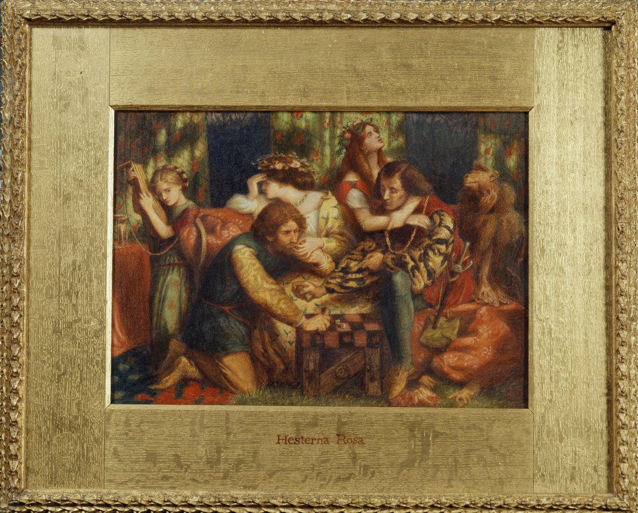 Os Cavalos Cor-de-Rosa de Dante Gabriel Charles Rossetti