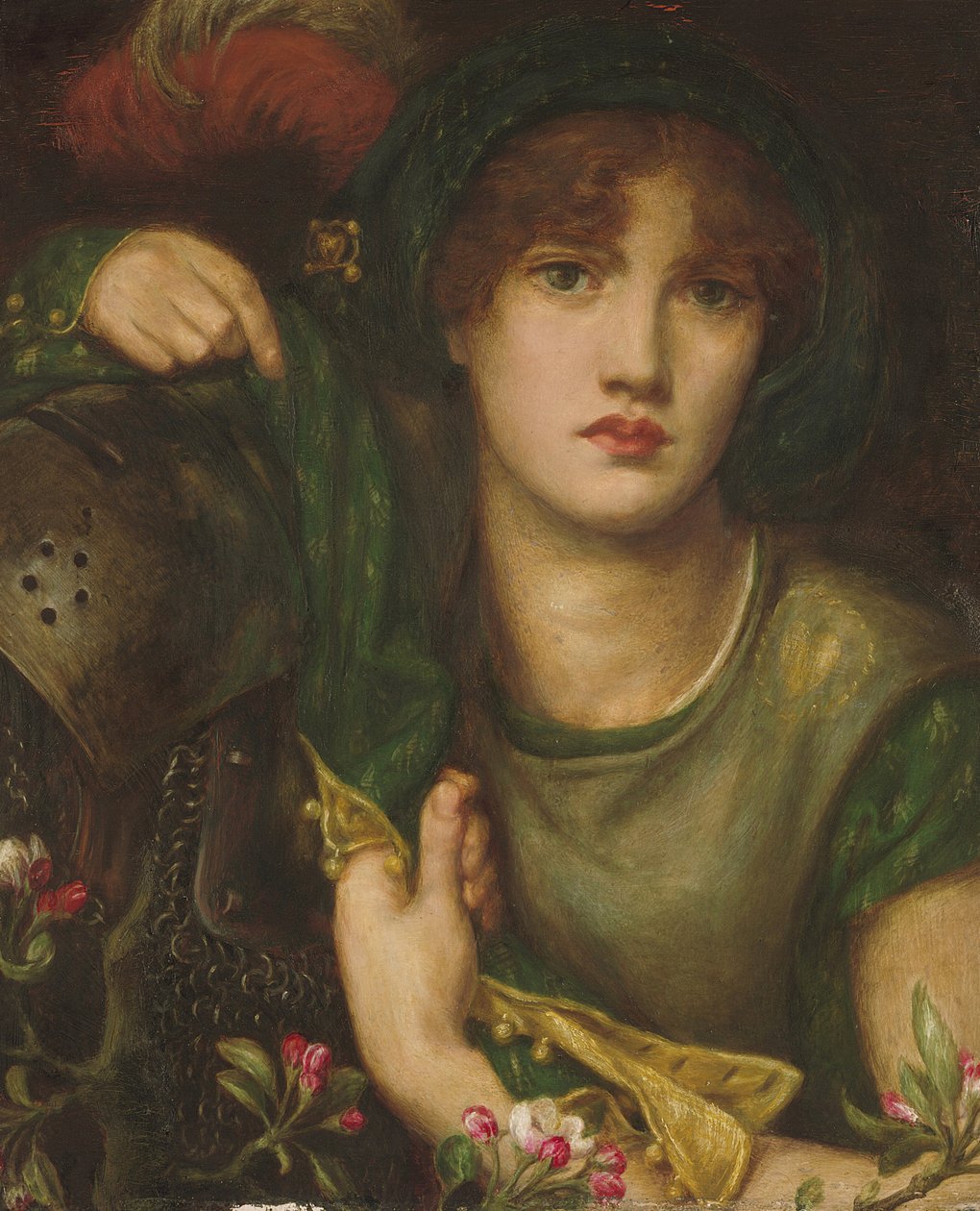 Minha Senhora Greensleeves, 1863 de Dante Gabriel Charles Rossetti