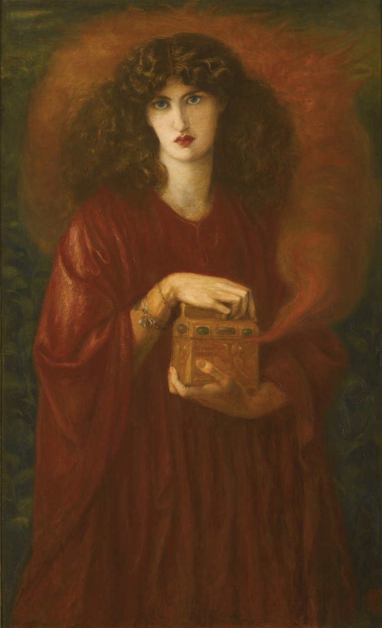 Pandora, 1871 de Dante Gabriel Charles Rossetti