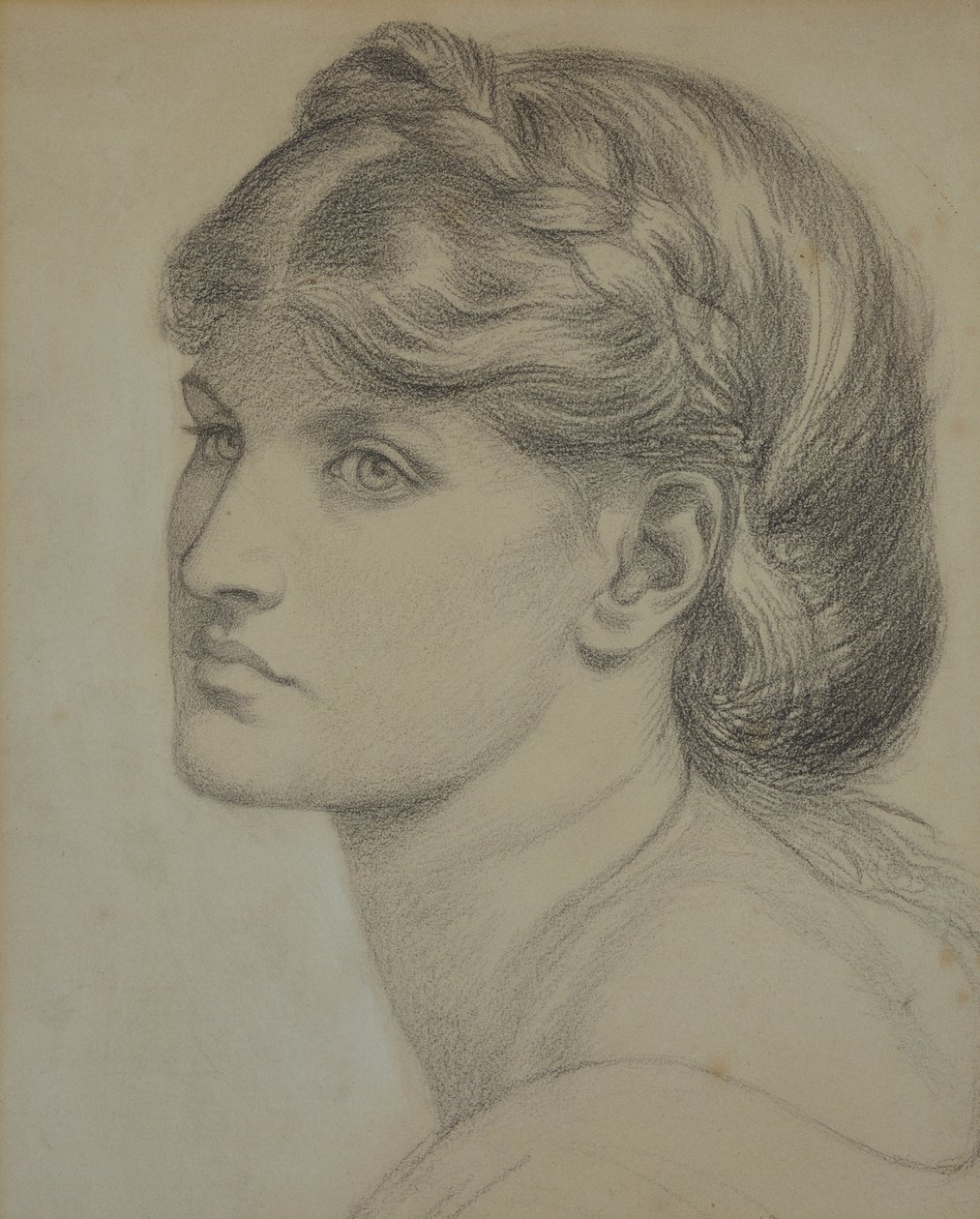 Retrato de Alexa Wilding, um estudo para 