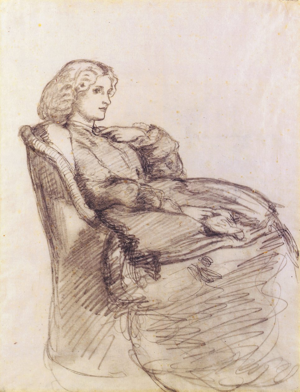 Retrato de Annie Miller de Dante Gabriel Charles Rossetti