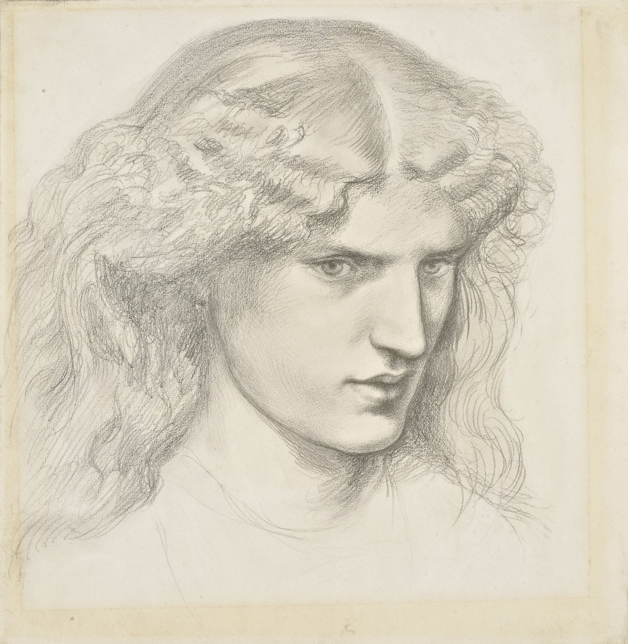 Retrato de Annie Miller, década de 1860 de Dante Gabriel Charles Rossetti