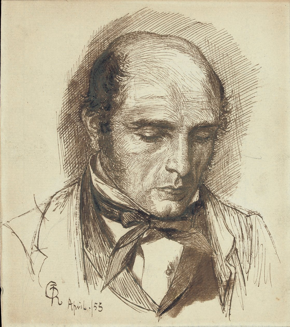 Retrato de Henry Polidori, 1953 de Dante Gabriel Charles Rossetti