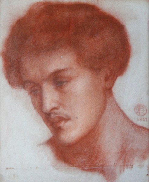 Retrato de um Jovem de Dante Gabriel Charles Rossetti