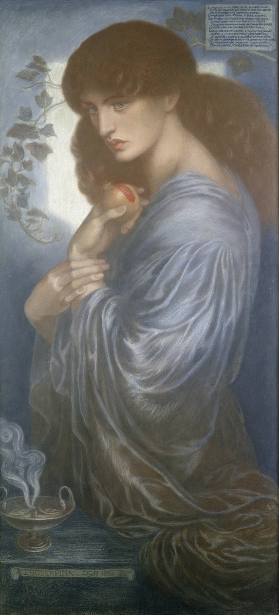 Proserpine de Dante Gabriel Charles Rossetti