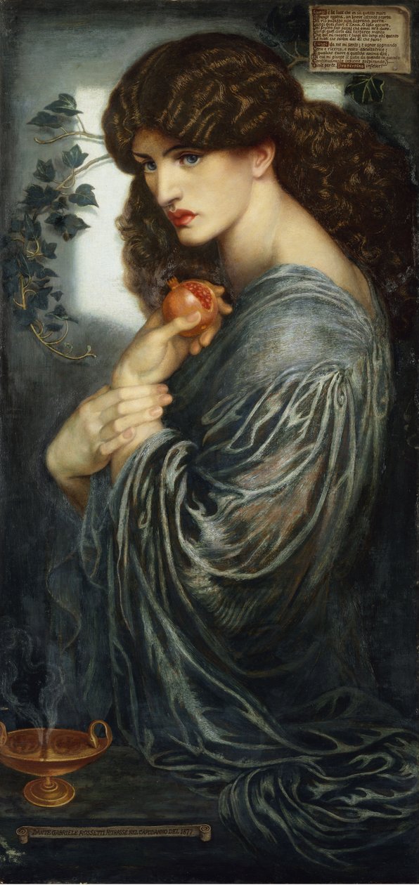 Proserpina, 1882 de Dante Gabriel Charles Rossetti
