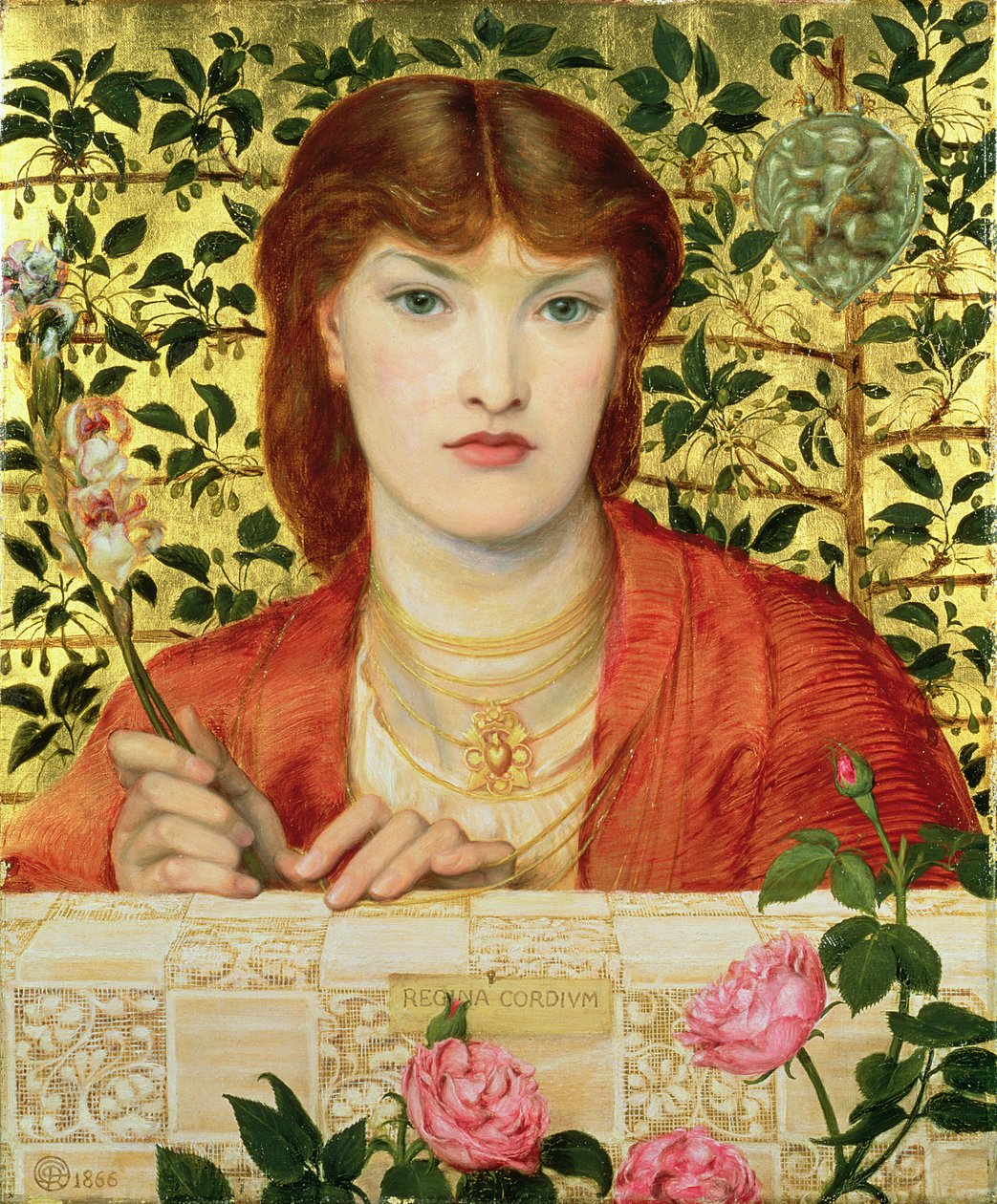 Regina Cordium: Alice Wilding de Dante Gabriel Charles Rossetti