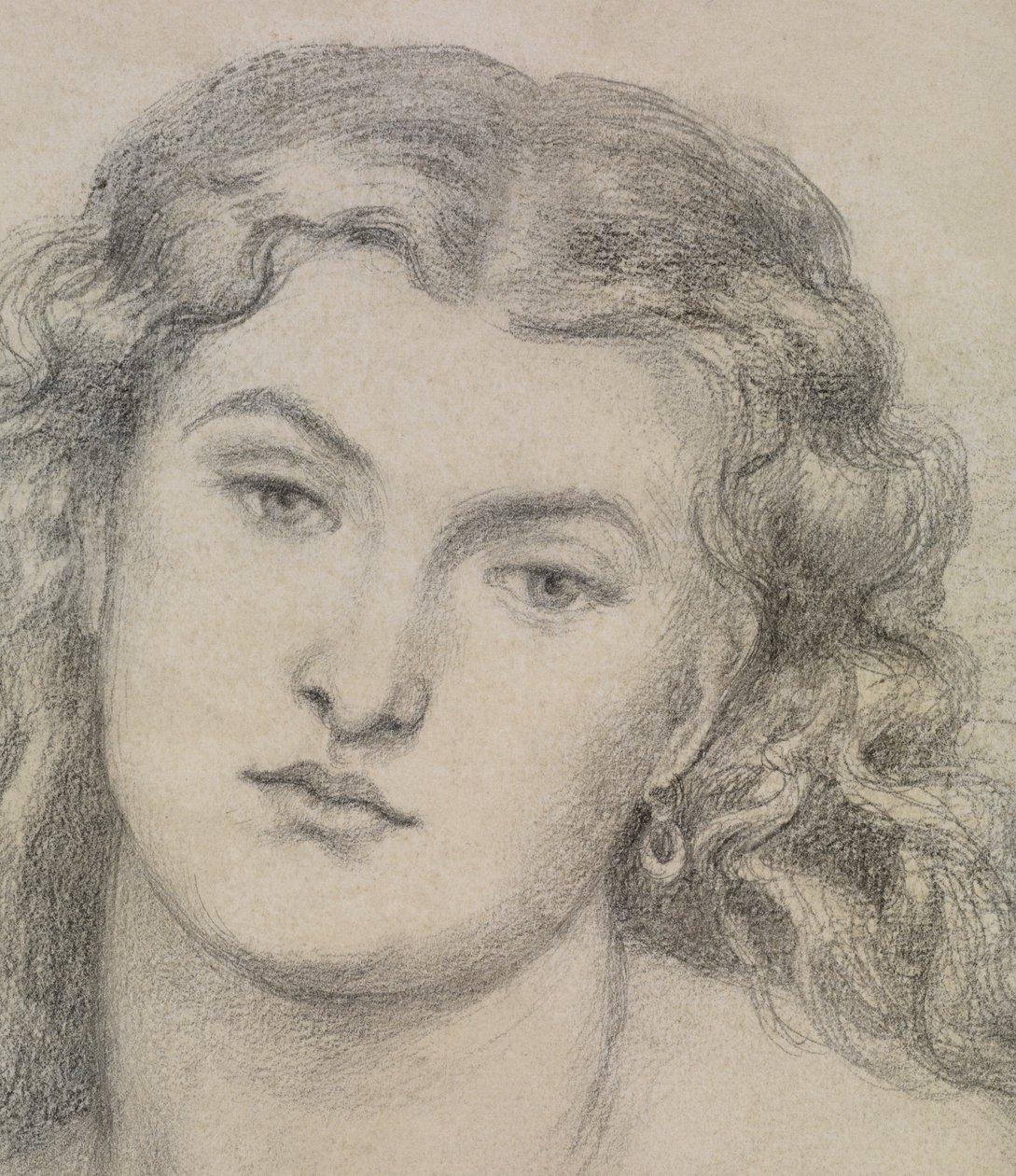 Estudo para "Venus Verticordia" de Dante Gabriel Charles Rossetti
