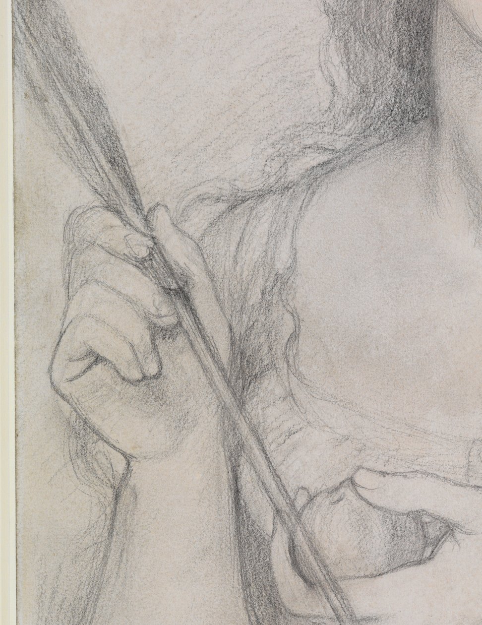 Estudo para "Venus Verticordia" de Dante Gabriel Charles Rossetti