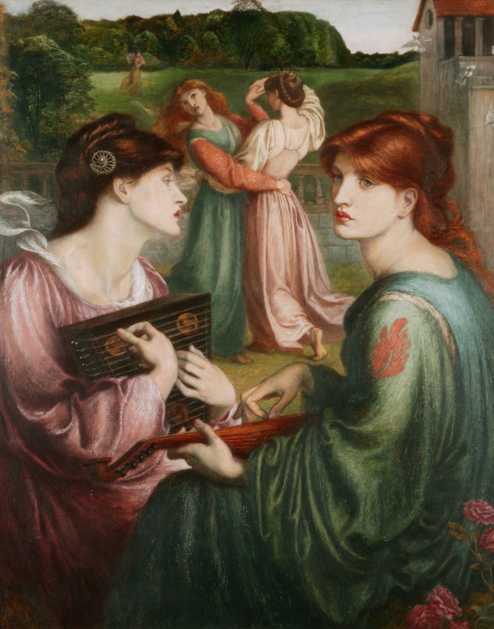 O prado de Bower de Dante Gabriel Charles Rossetti