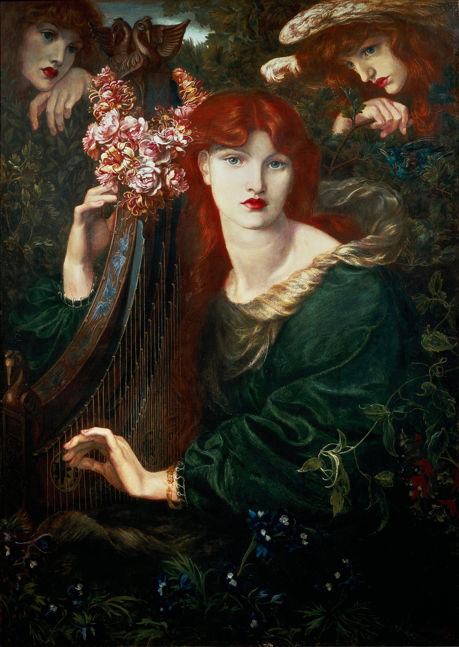 "A Ghirlandata", pintura de Dante Gabriel Rossetti de Dante Gabriel Charles Rossetti