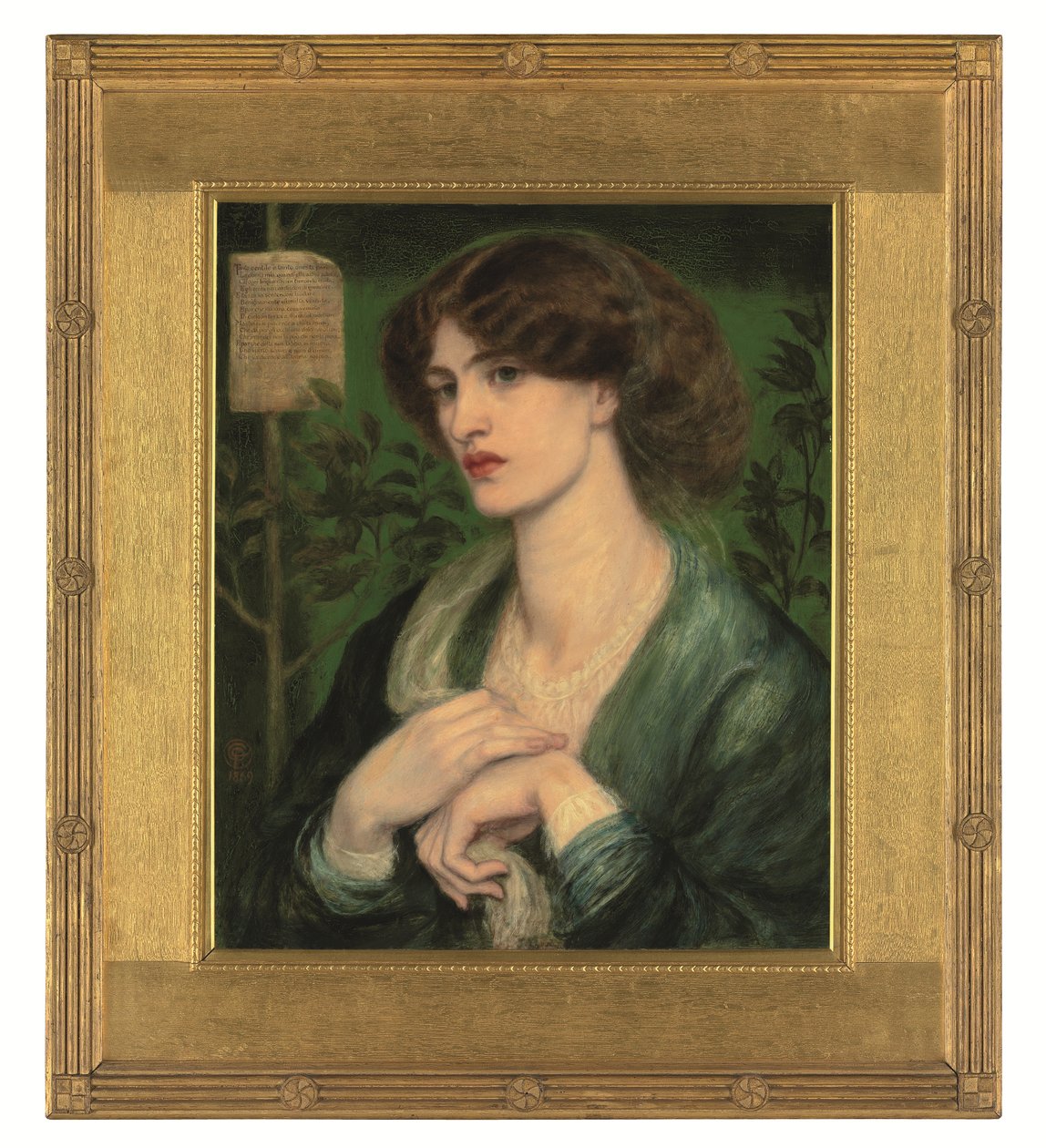 A saudação de Beatrice de Dante Gabriel Charles Rossetti