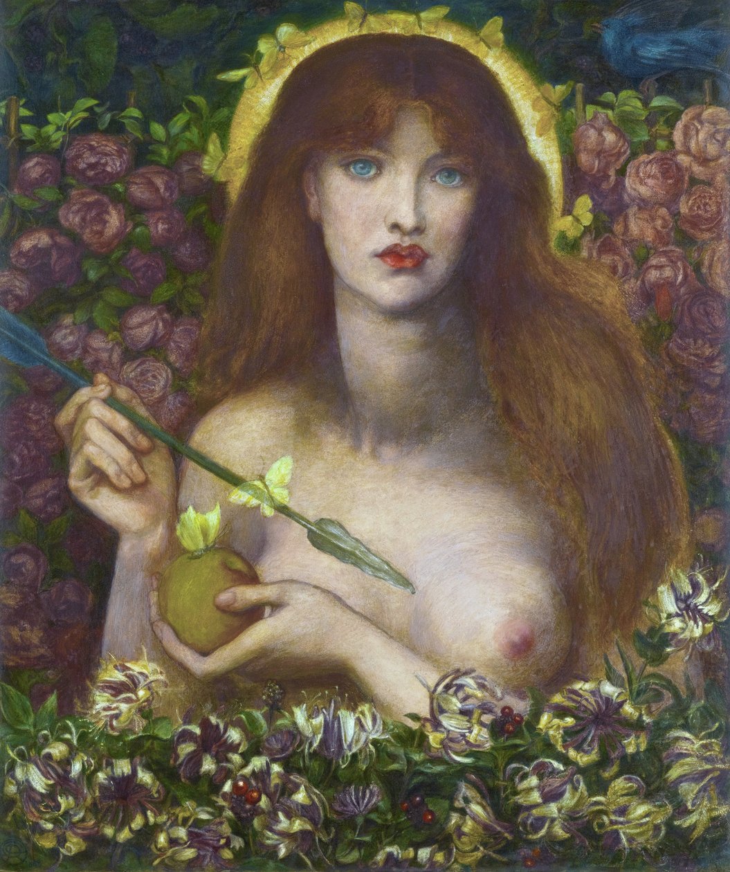 Vênus Verticordia (Vênus, a mudança de corações) - Oeuvre de Dante Gabriel Rossetti (1828-1882) de Dante Gabriel Charles Rossetti