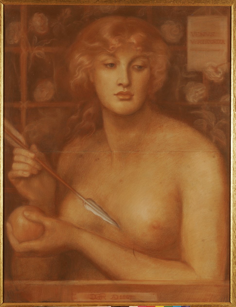 Vênus Verticordia, 1867 de Dante Gabriel Charles Rossetti