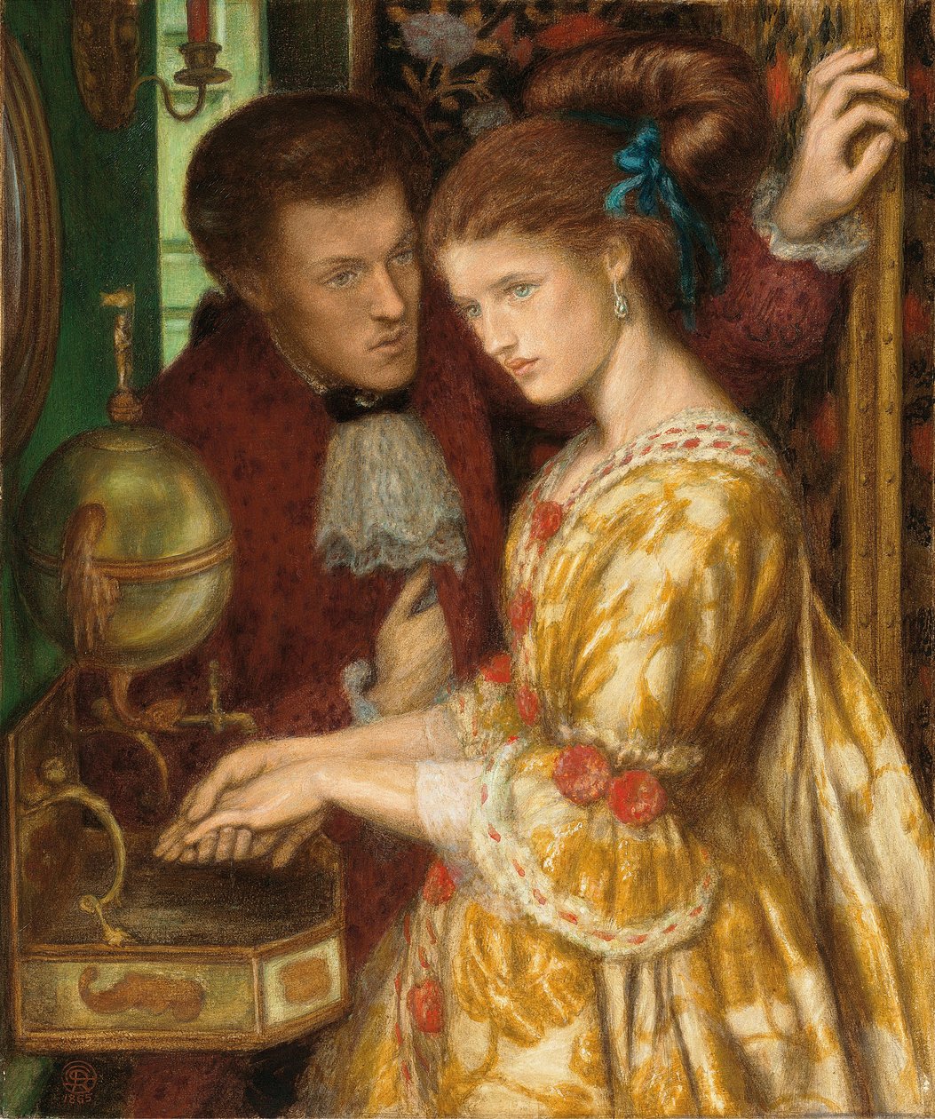 Lavando as Mãos, 1865 de Dante Gabriel Charles Rossetti