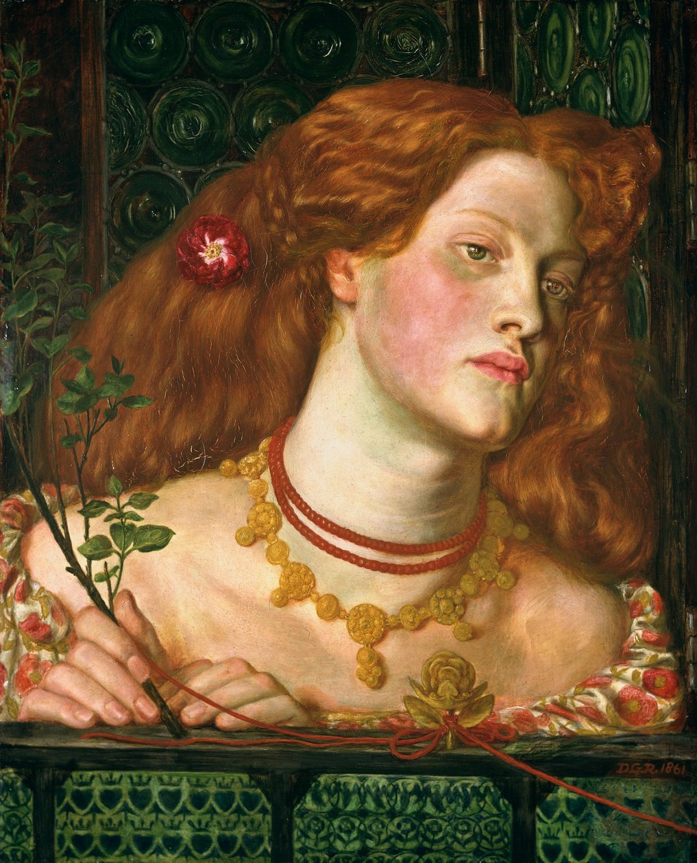 "Fair Rosamund", 1861 de Dante Gabriel Rossetti