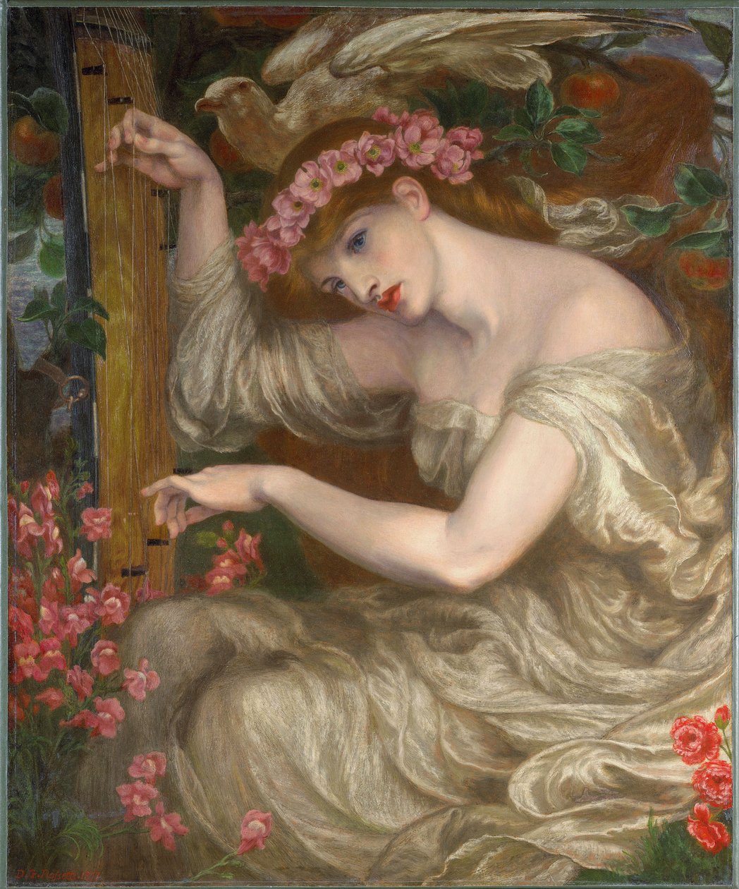 Um feitiço do mar de Dante Gabriel Rossetti