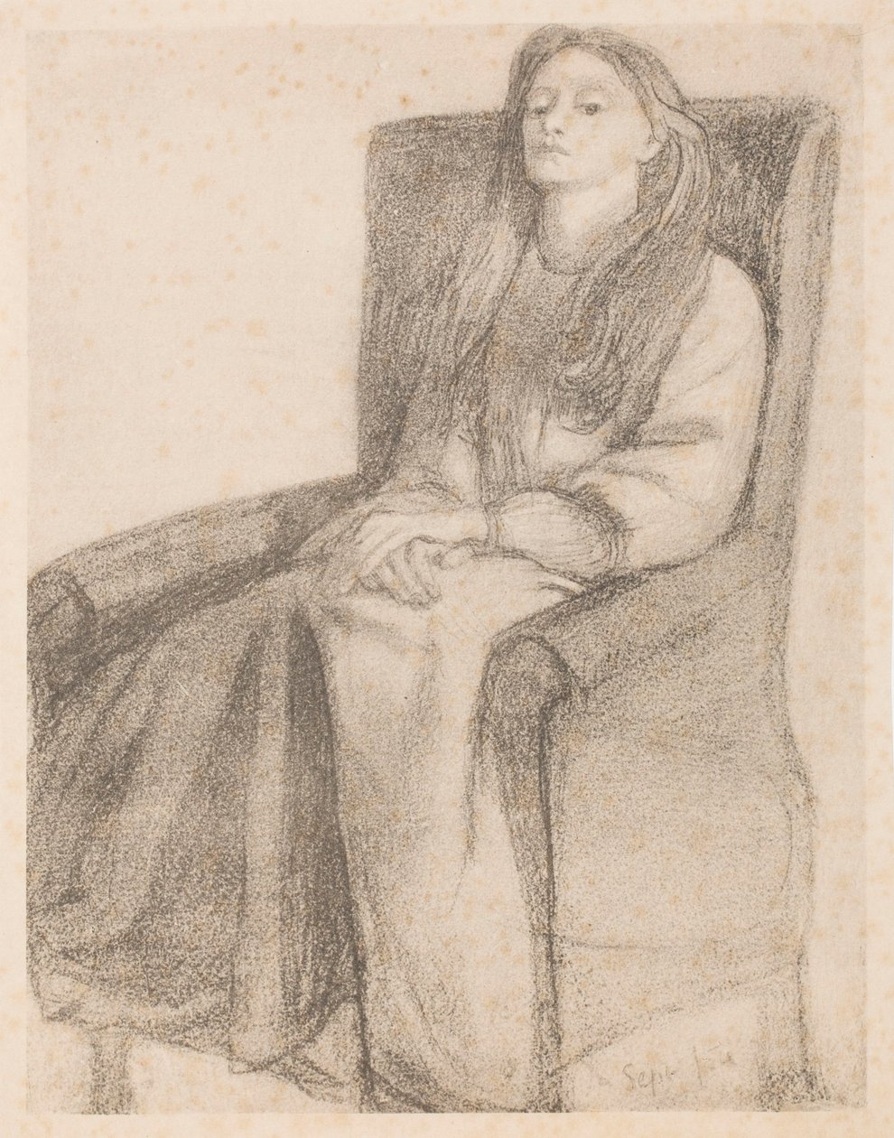 Elizabeth Siddal de Dante Gabriel Rossetti