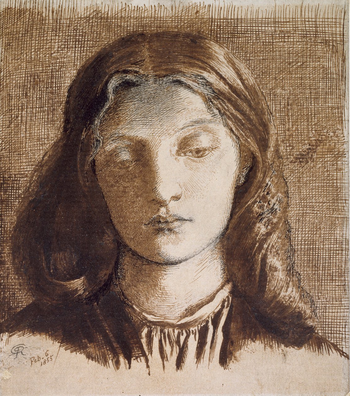 Elizabeth Siddal, 1855 de Dante Gabriel Rossetti
