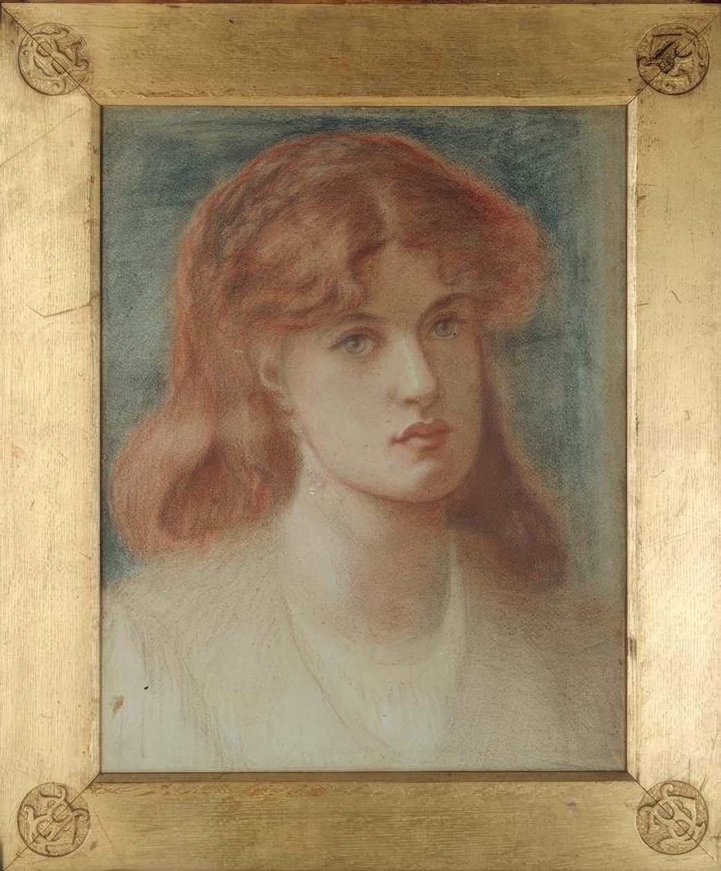 Cabeça de uma menina de Dante Gabriel Charles Rossetti