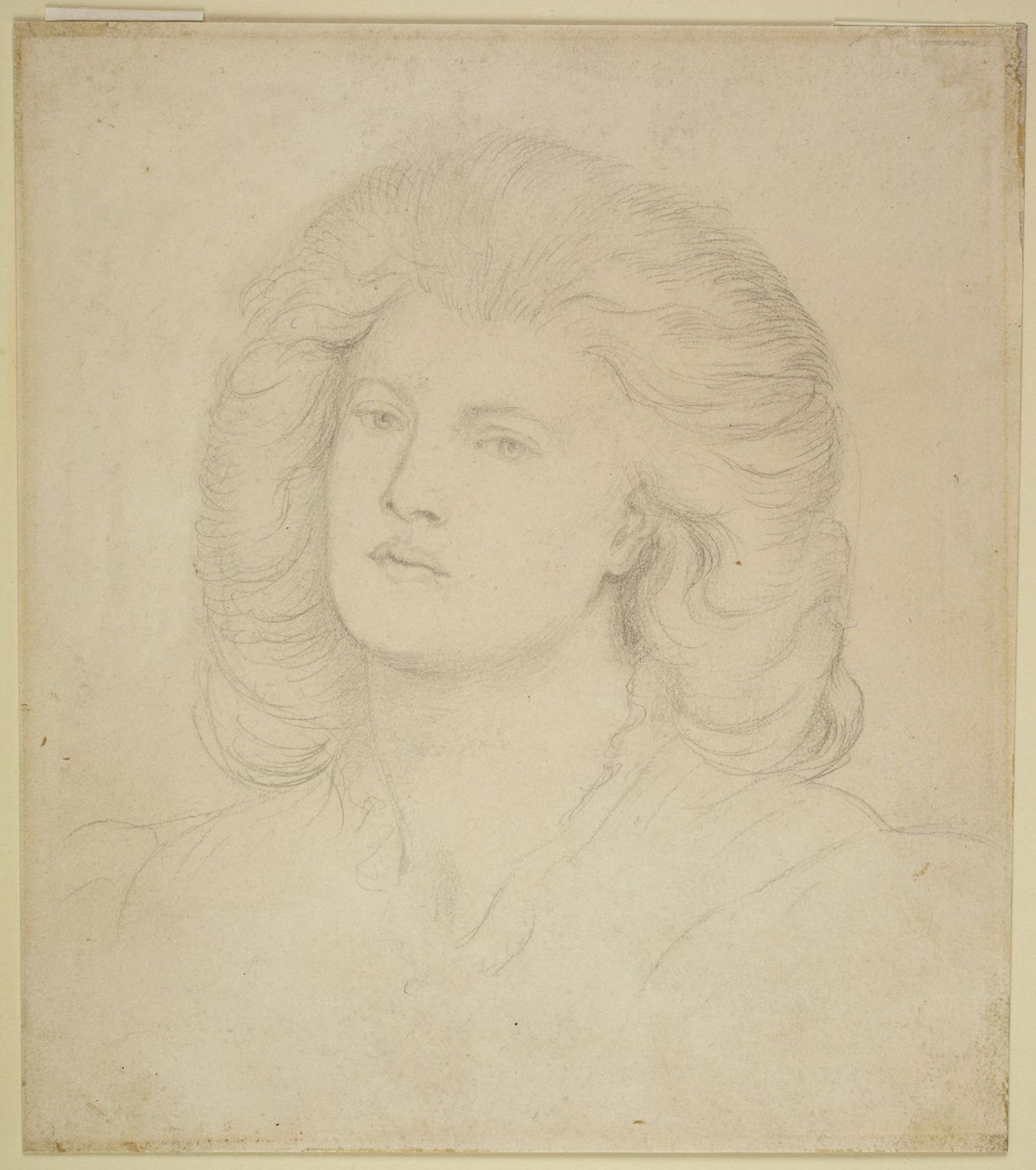 Cabeça de mulher de Dante Gabriel Rossetti