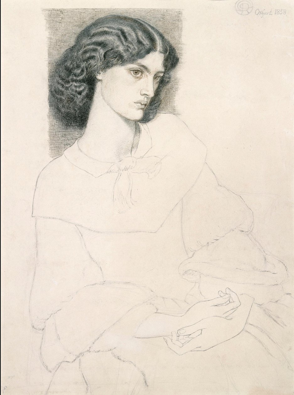 Jane Burden (1840-1914) de Dante Gabriel Rossetti