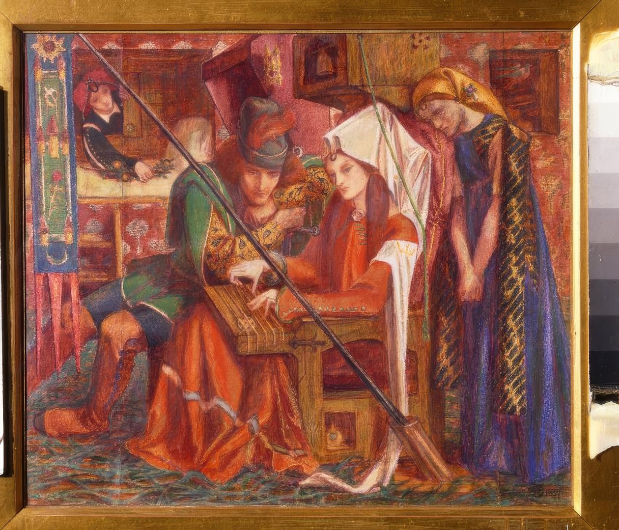 A Balada das Sete Torres - 1857 de Dante Gabriel Charles Rossetti