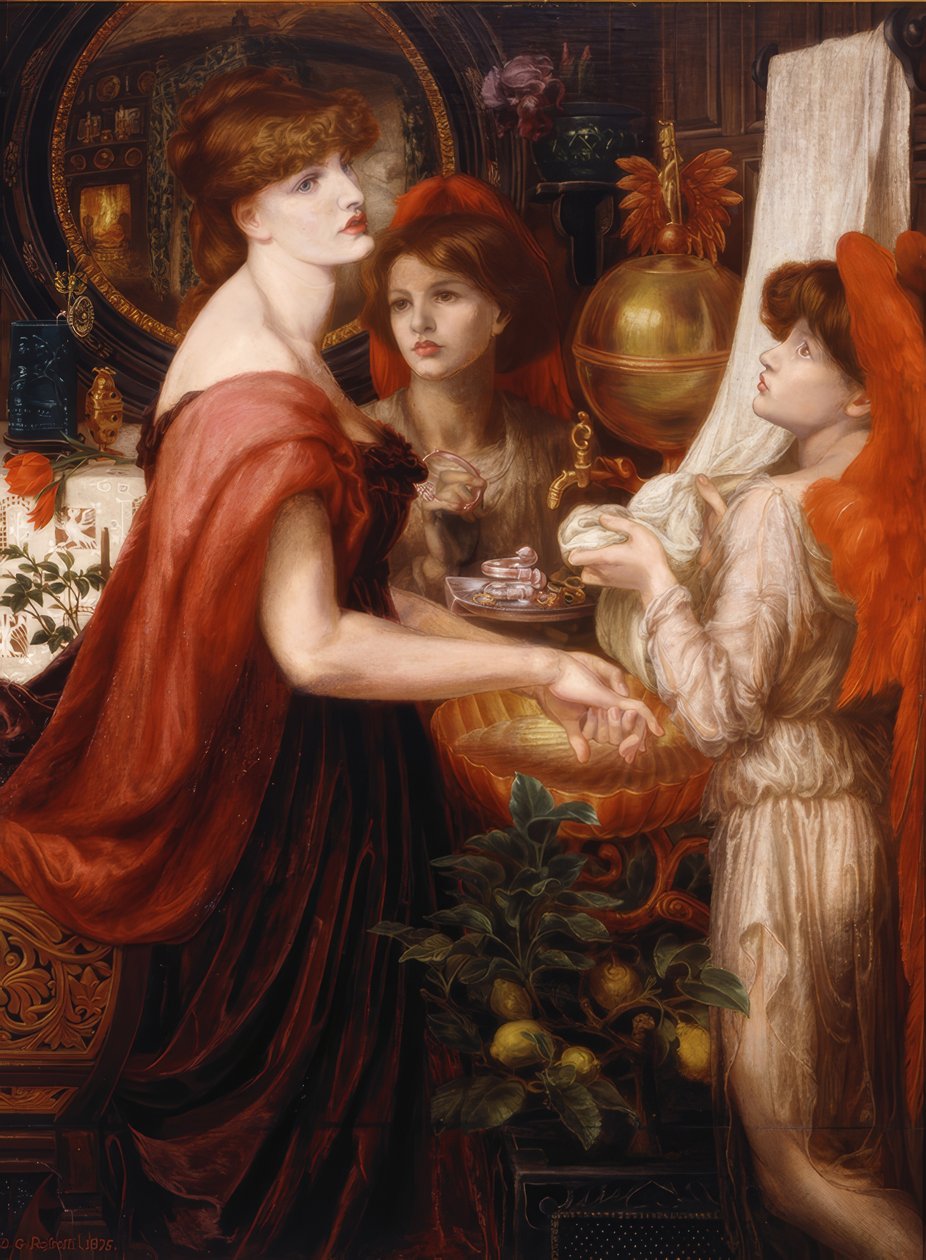 A mão bonita de Dante Gabriel Rossetti