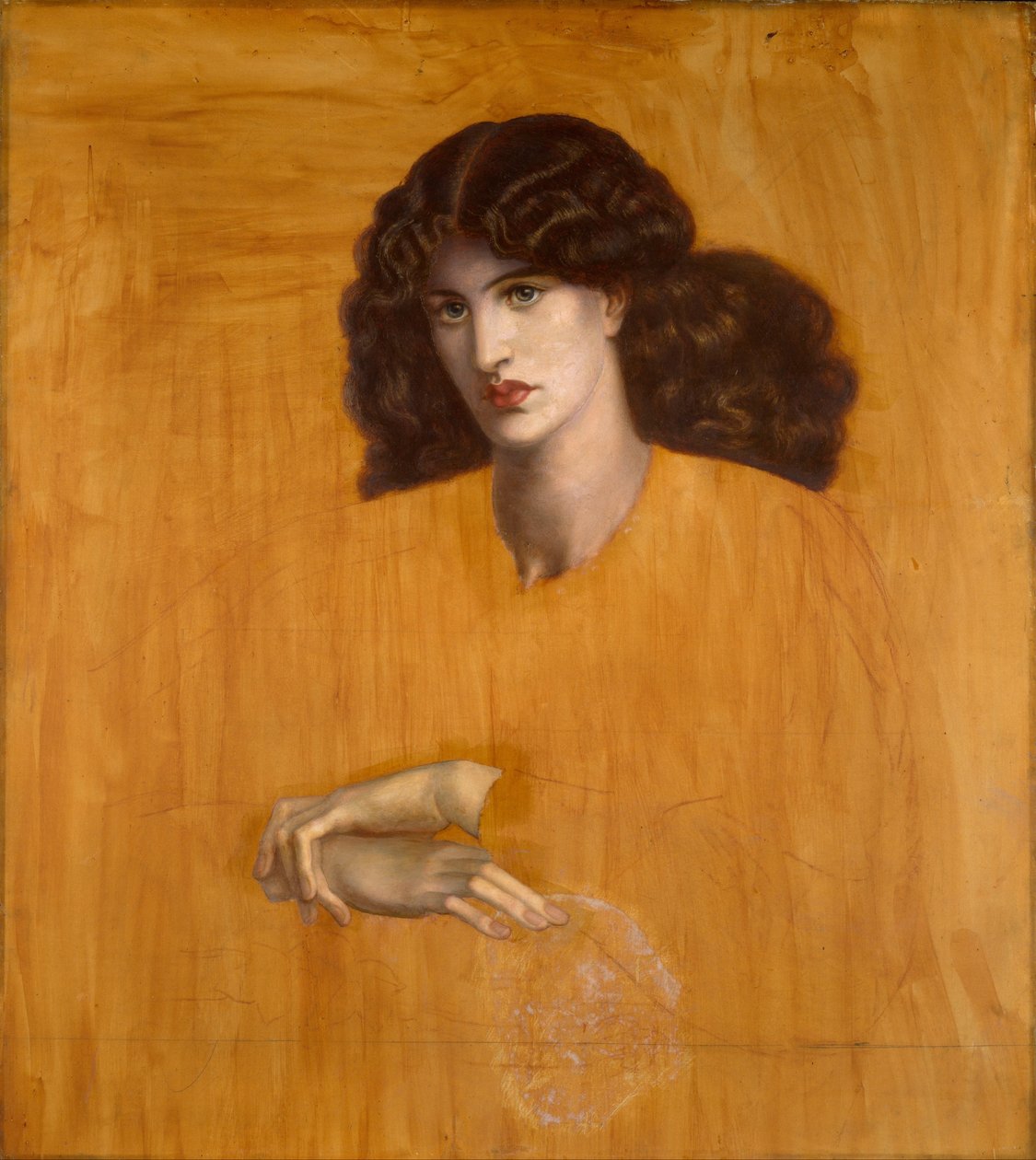 A Dama da Janela [A Dama da Piedade]. de Dante Gabriel Rossetti