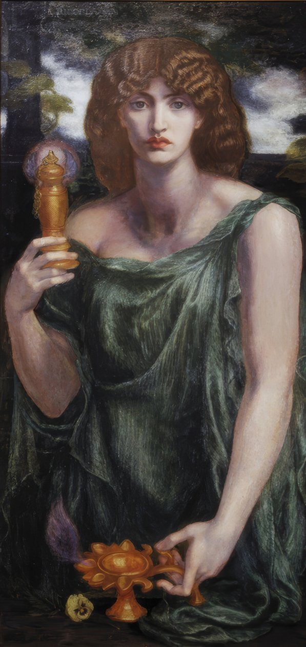Mnemosine de Dante Gabriel Rossetti