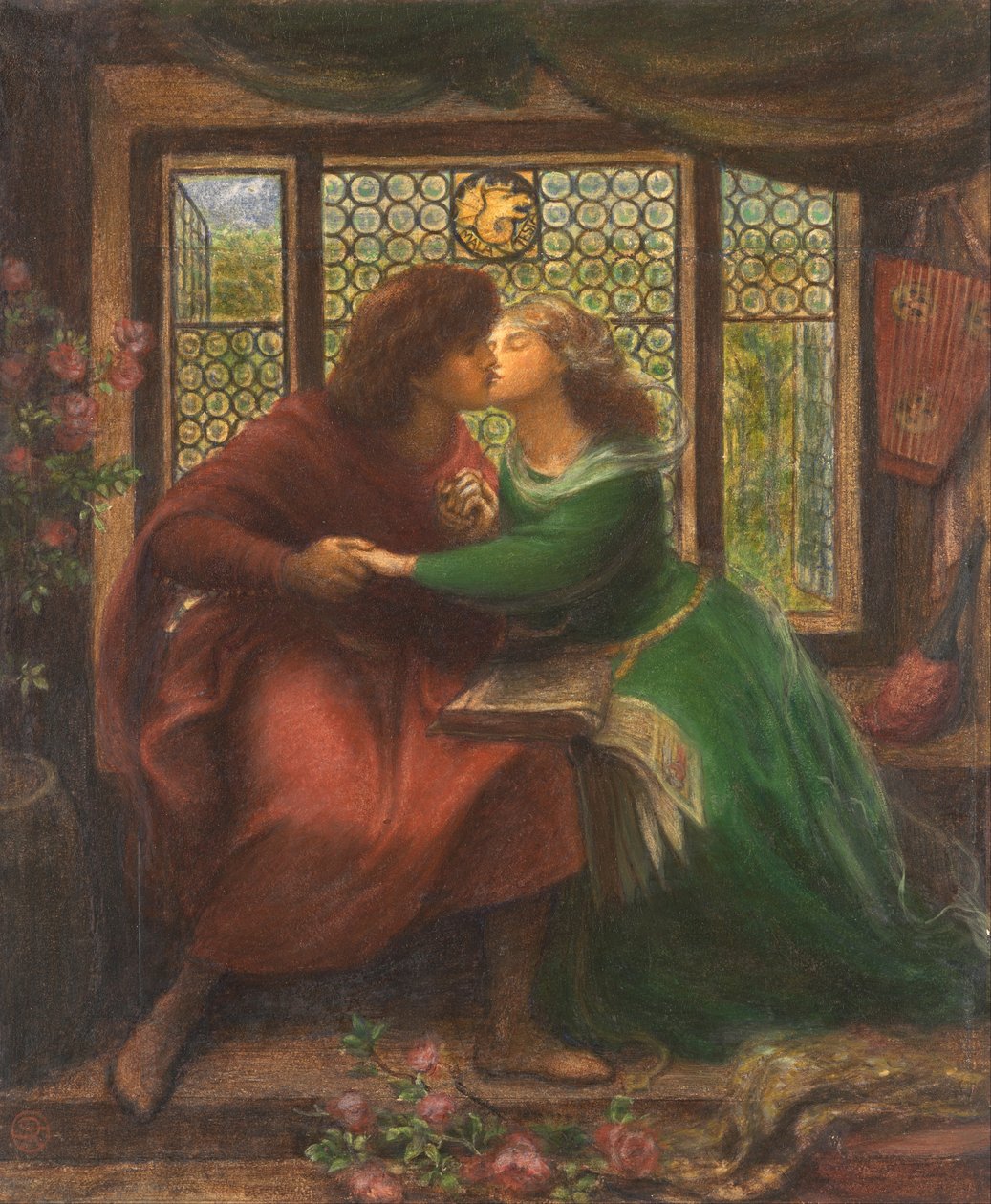 Paolo e Francesca da Rimini de Dante Gabriel Rossetti