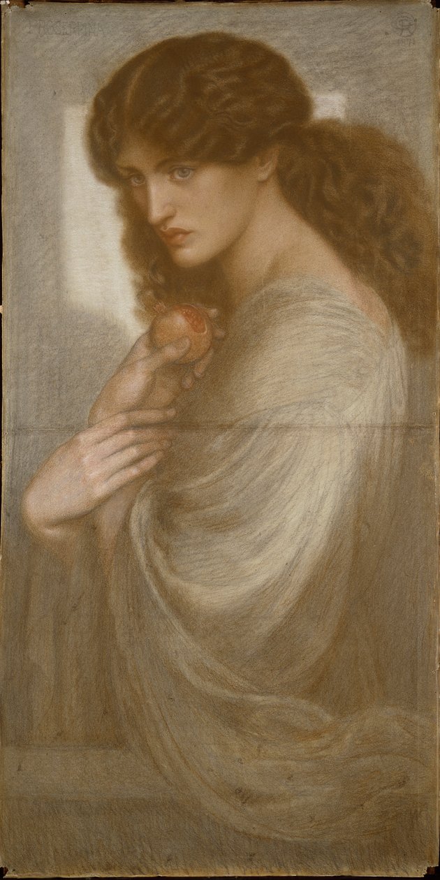 Prosérpina, 1871 de Dante Gabriel Rossetti