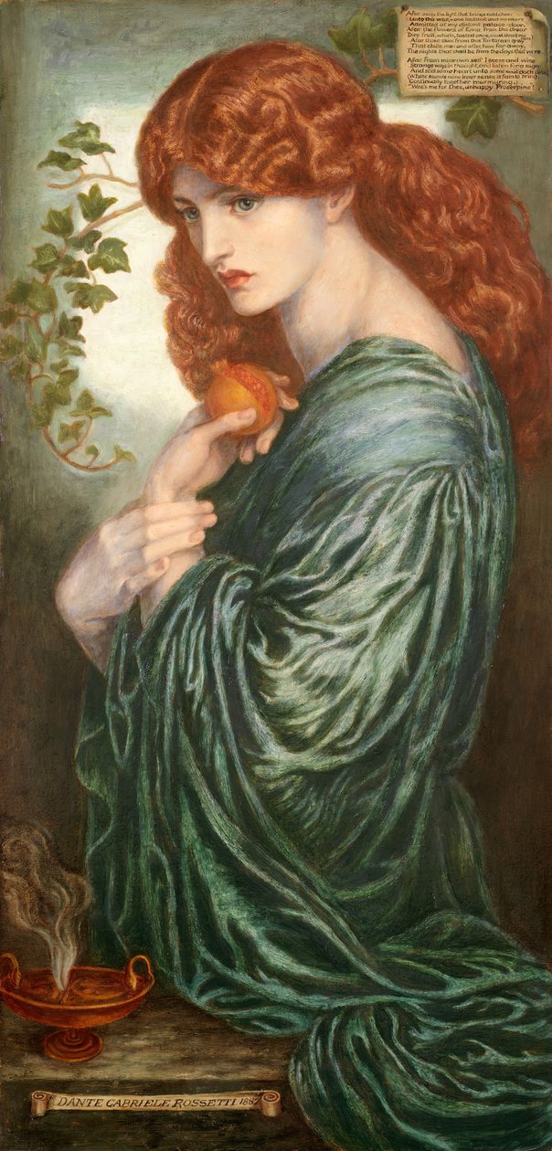 Proserpina, 1882. de Dante Gabriel Rossetti