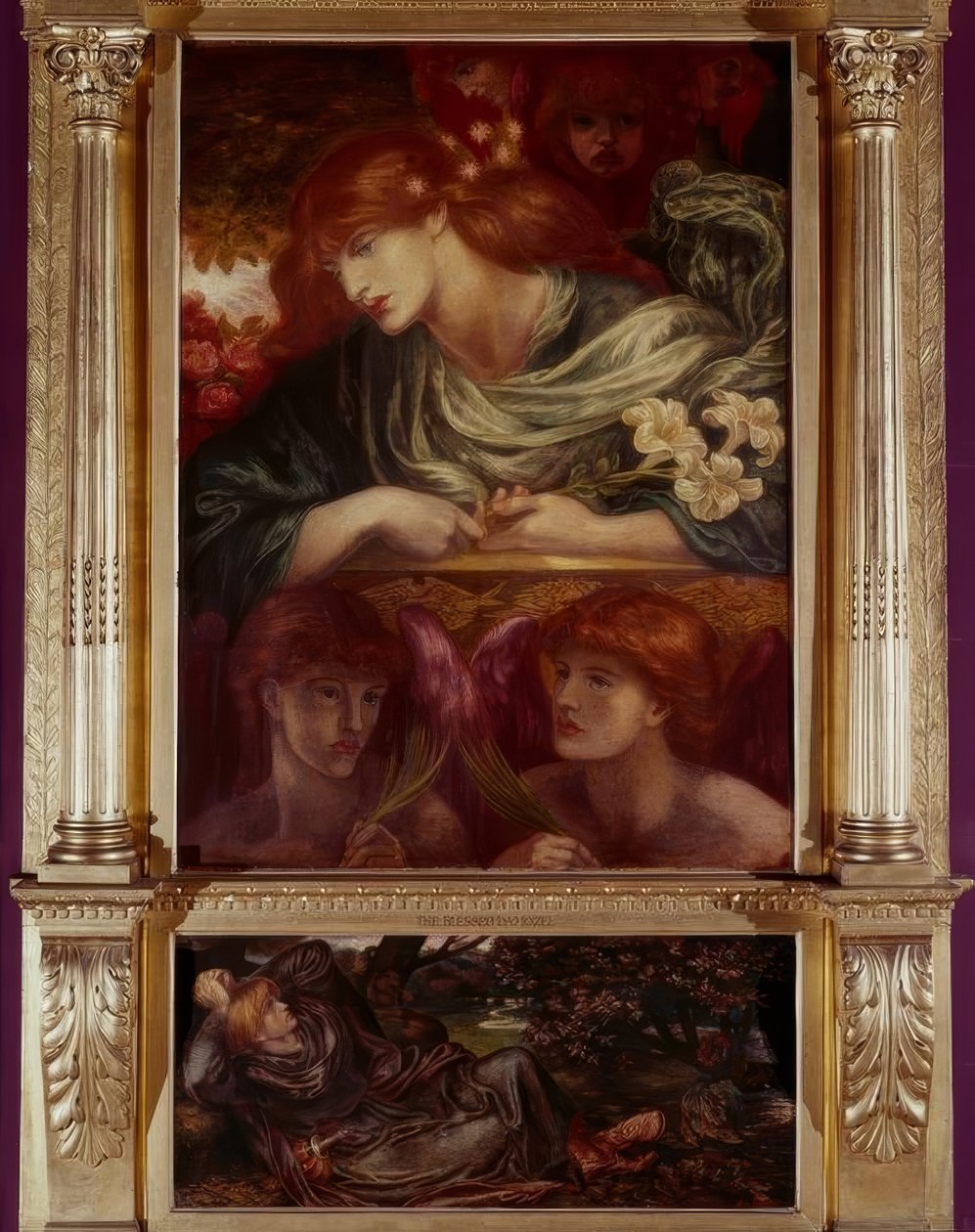 O Abençoado Damozel de Dante Gabriel Charles Rossetti