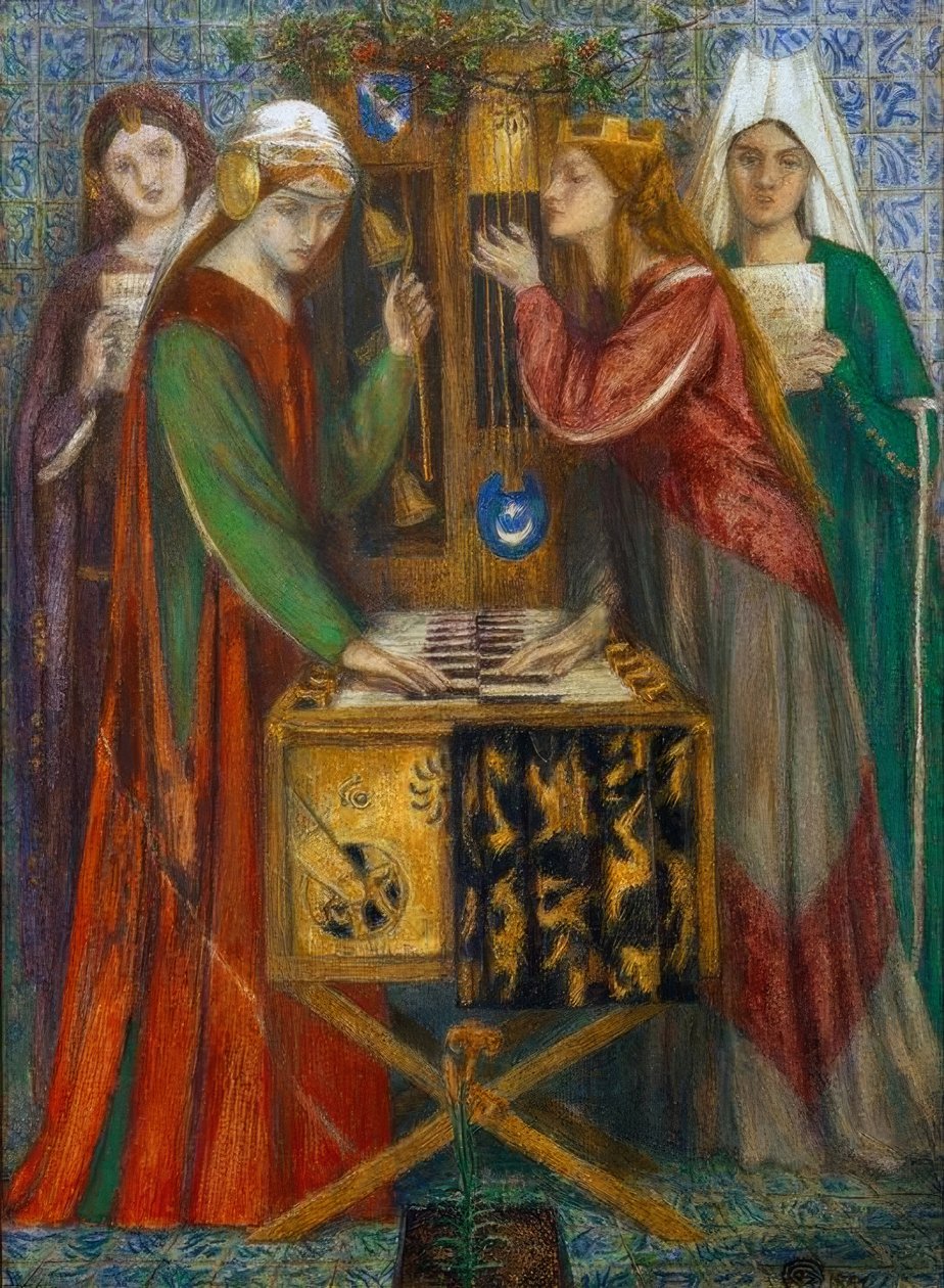 O armário azul de Dante Gabriel Charles Rossetti