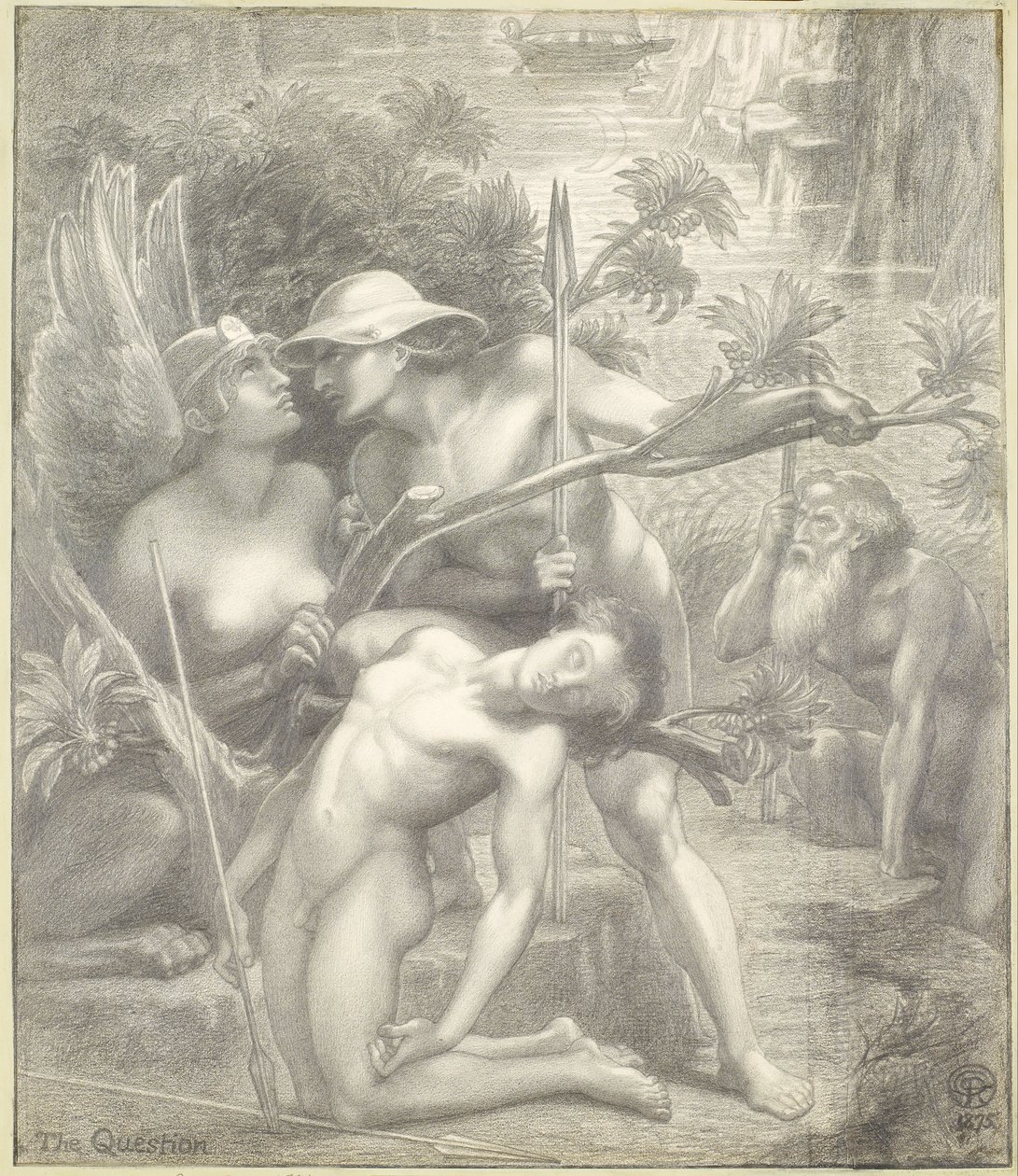 A Pergunta, a Esfinge de Dante Gabriel Rossetti