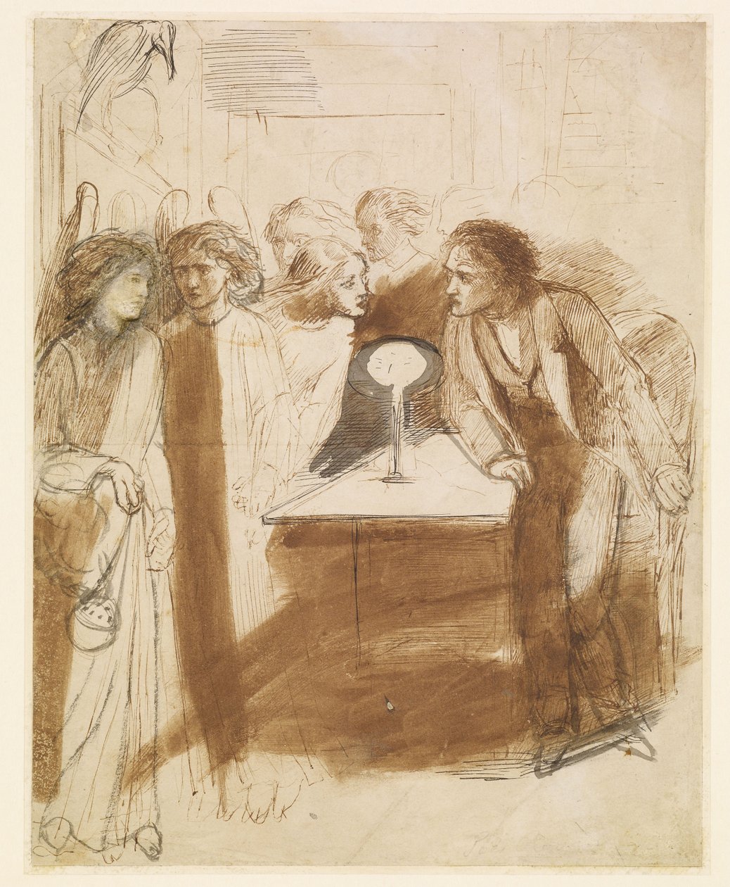 O Corvo - Angel Footfalls de Dante Gabriel Rossetti